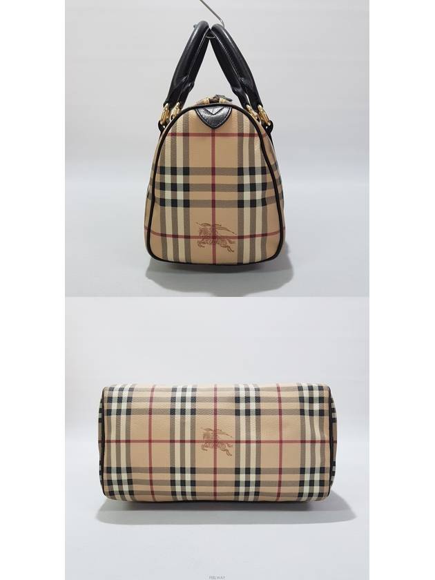 Burberry check tote bag