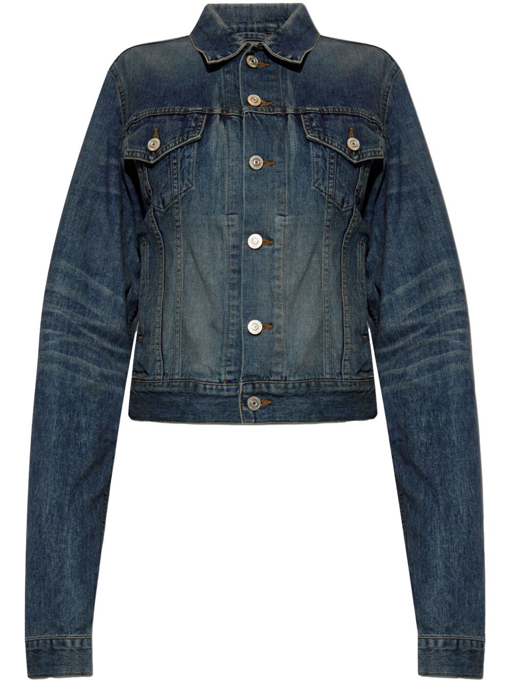 BALENCIAGA Fitted Denim Jacket for Women