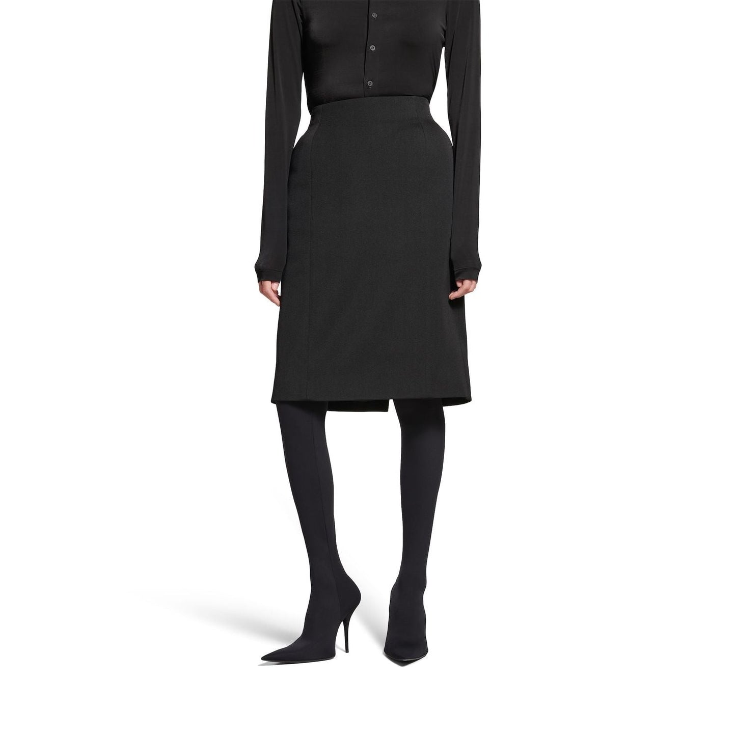 BALENCIAGA Hourglass Midi Skirt