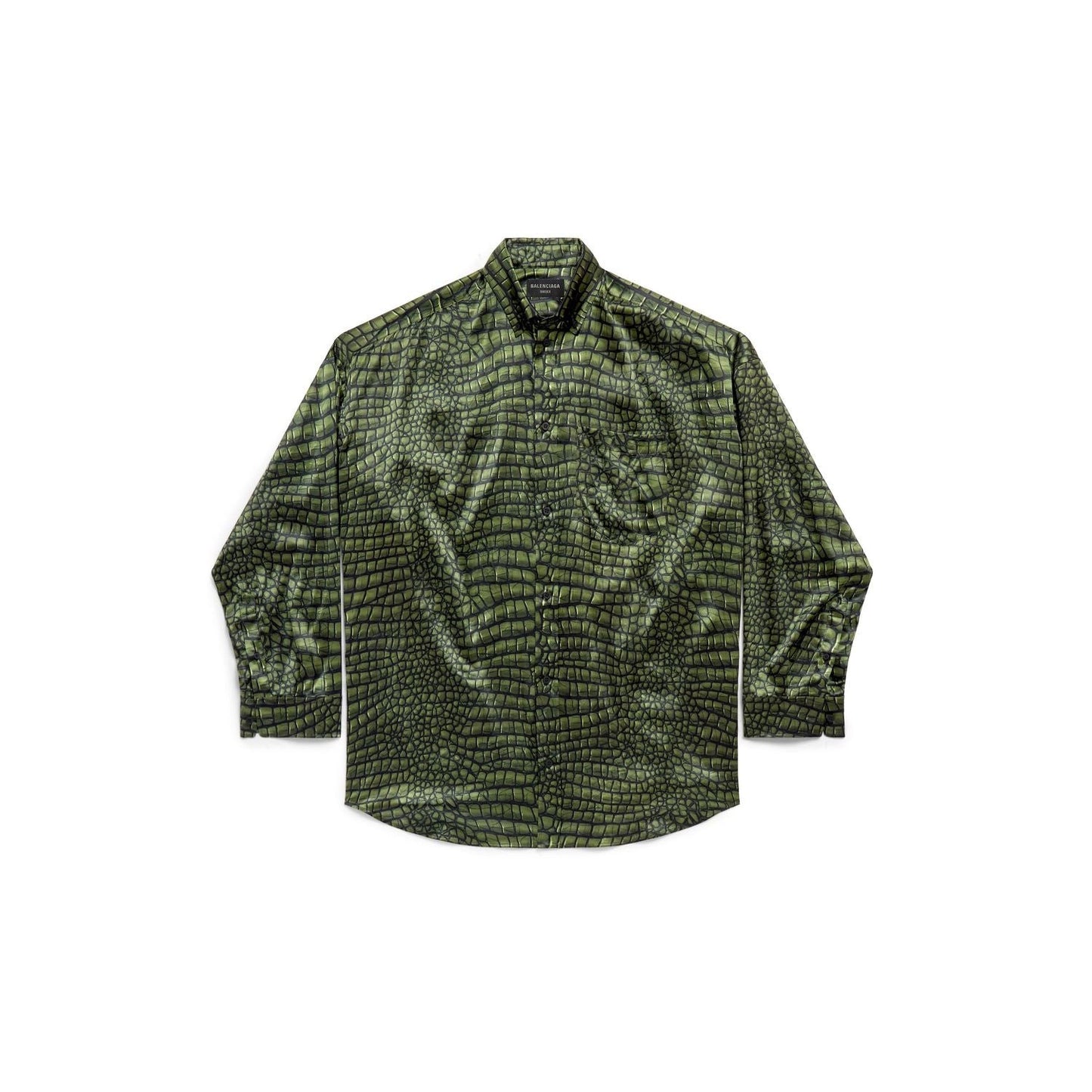 BALENCIAGA Cocoon Printed Silk Shirt