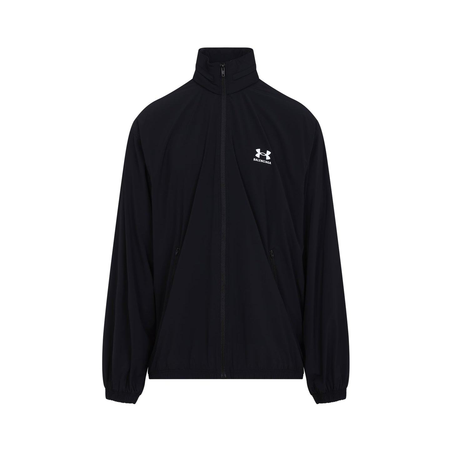 BALENCIAGA Stretch Nylon Windbreaker Jacket for All Seasons