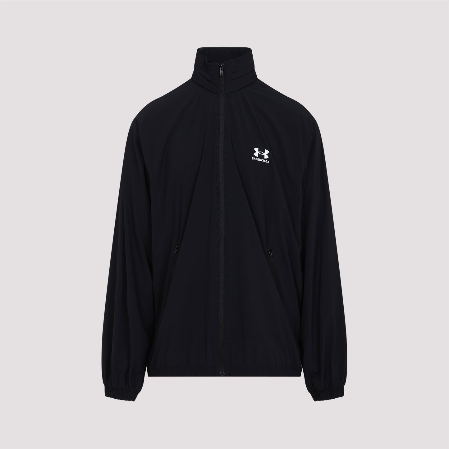 BALENCIAGA Stretch Nylon Windbreaker Jacket for All Seasons