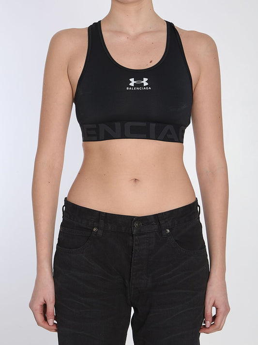 BALENCIAGA Activewear Tech T-Shirt Bra for Women
