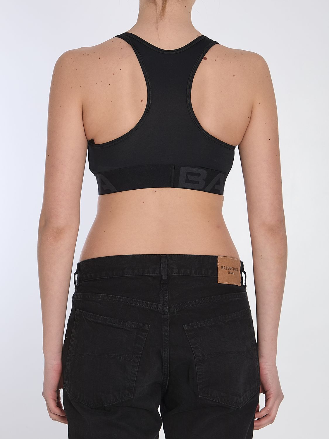 BALENCIAGA Activewear Tech T-Shirt Bra for Women