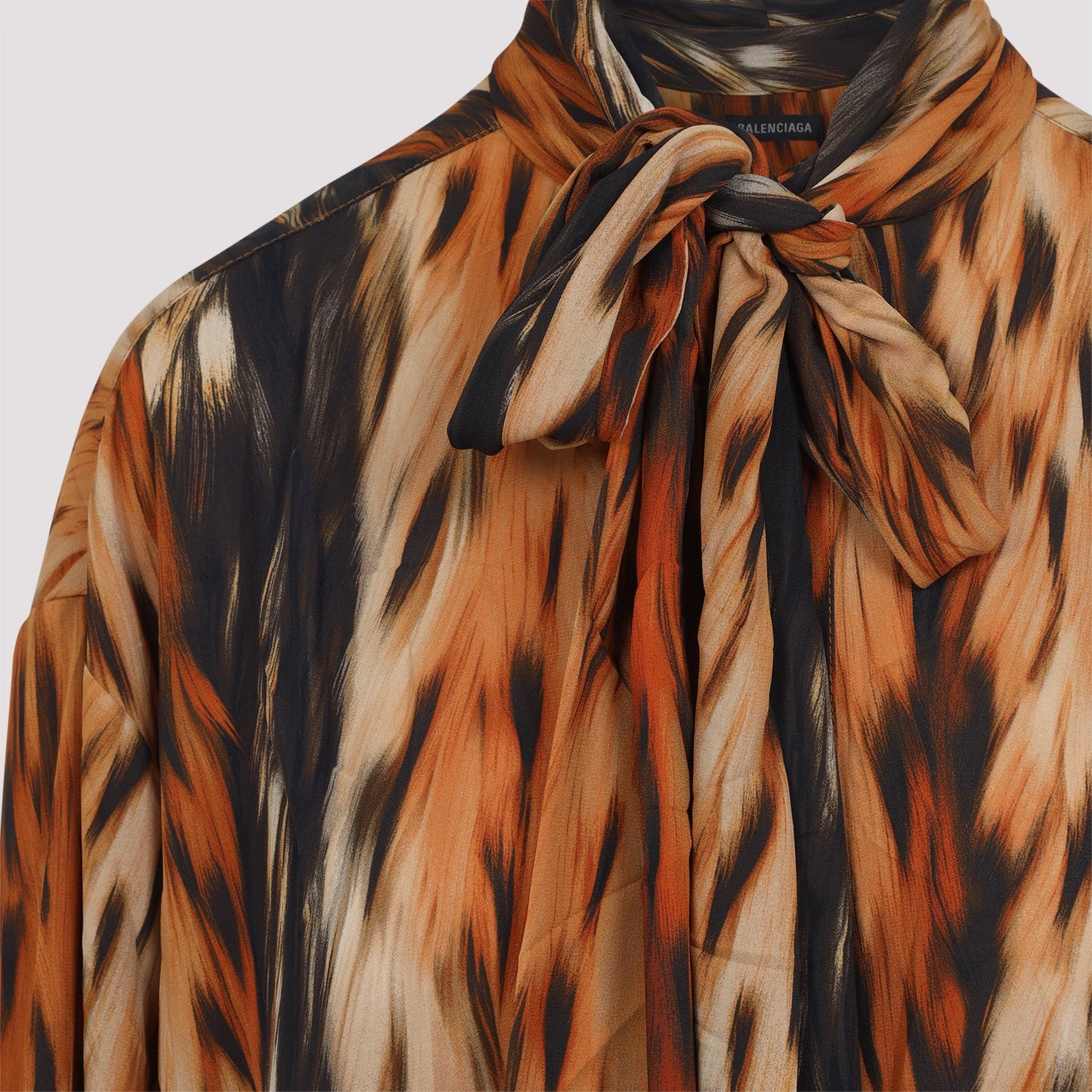 BALENCIAGA Knot-Detail Mini Dress