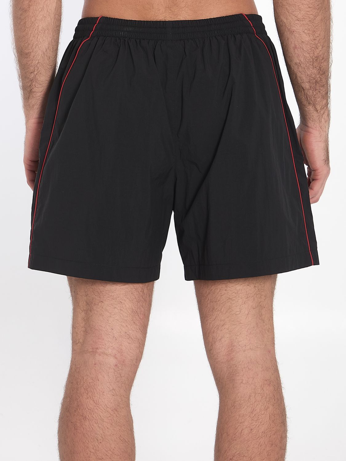 BALENCIAGA Mini Bermuda Shorts with Bold Logo - Men's Regular Fit