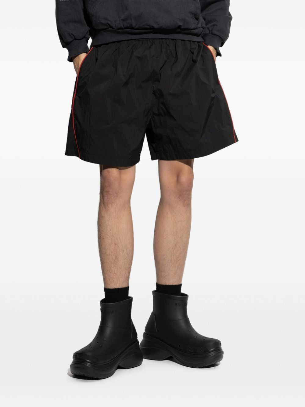 BALENCIAGA Men's Polyamide Track Short Mini