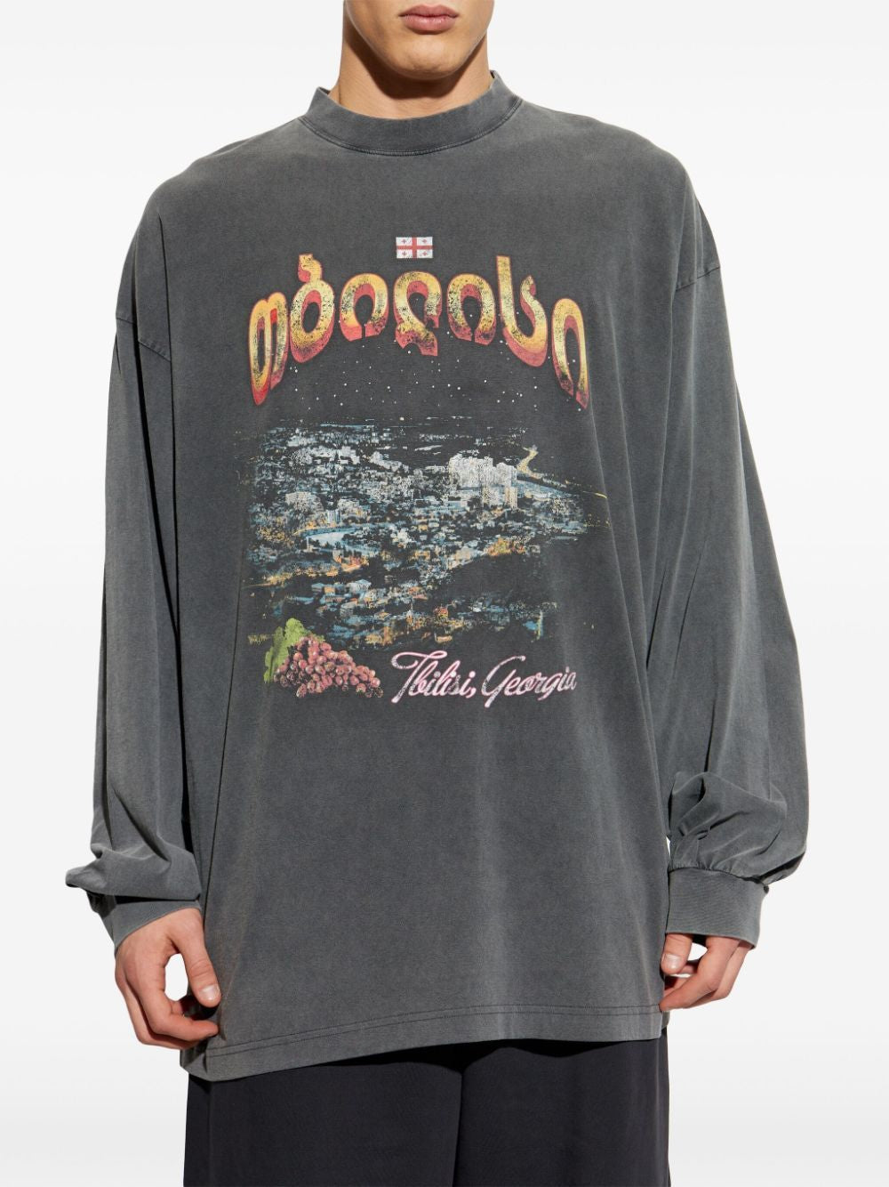 BALENCIAGA Oversized Tbilisi T-Shirt - L