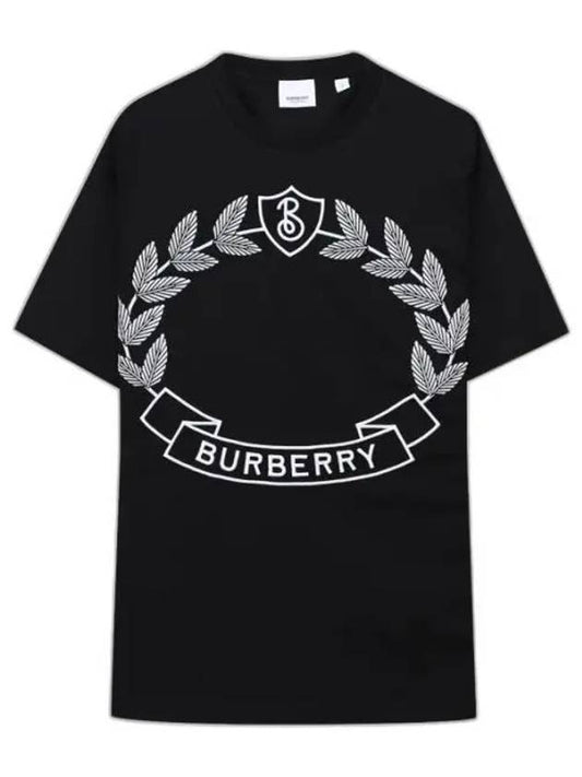 Burberry Oak Leaf Logo Short Sleeve T-Shirt Black