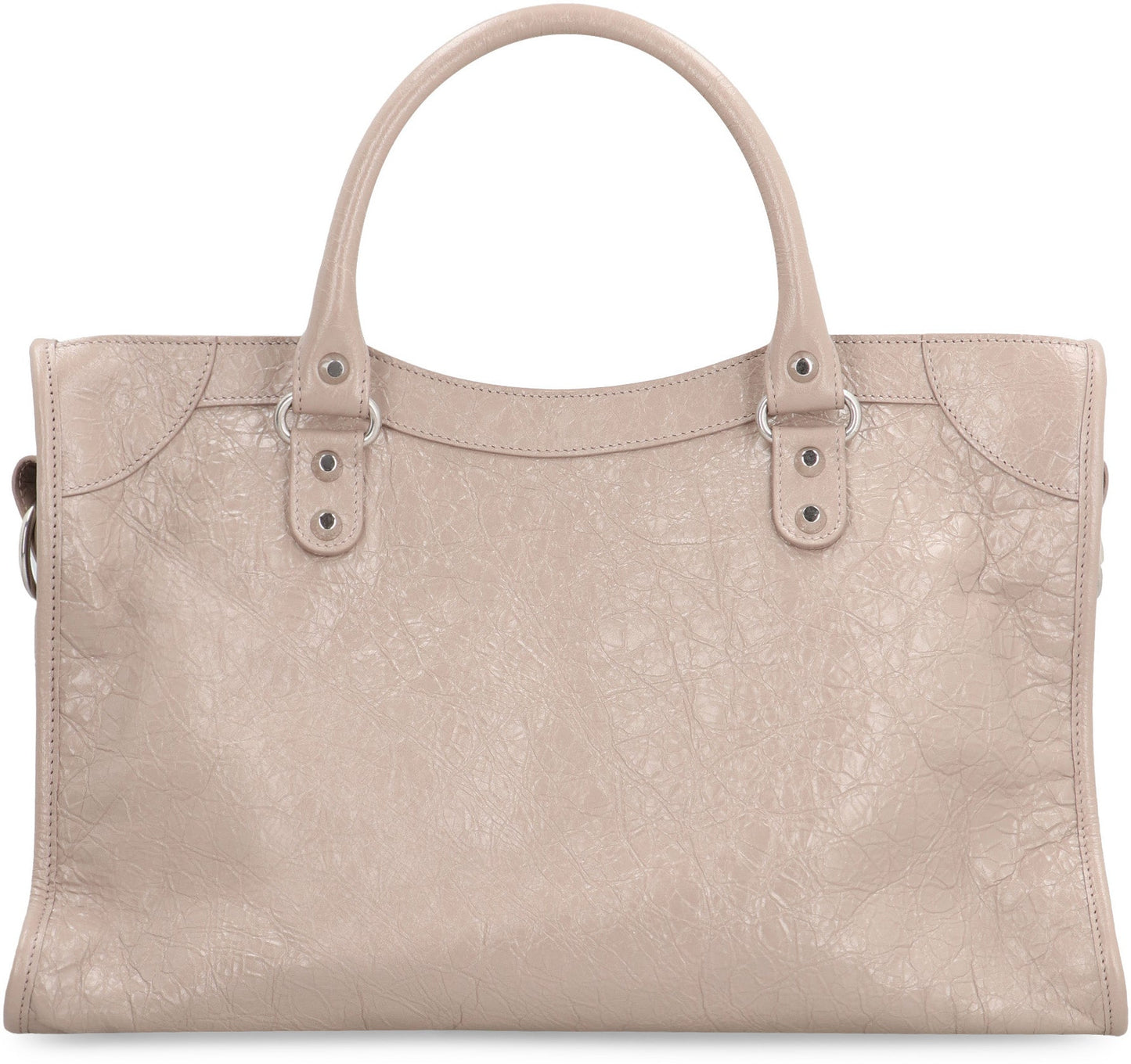 BALENCIAGA Grained Leather Le City Medium Handbag