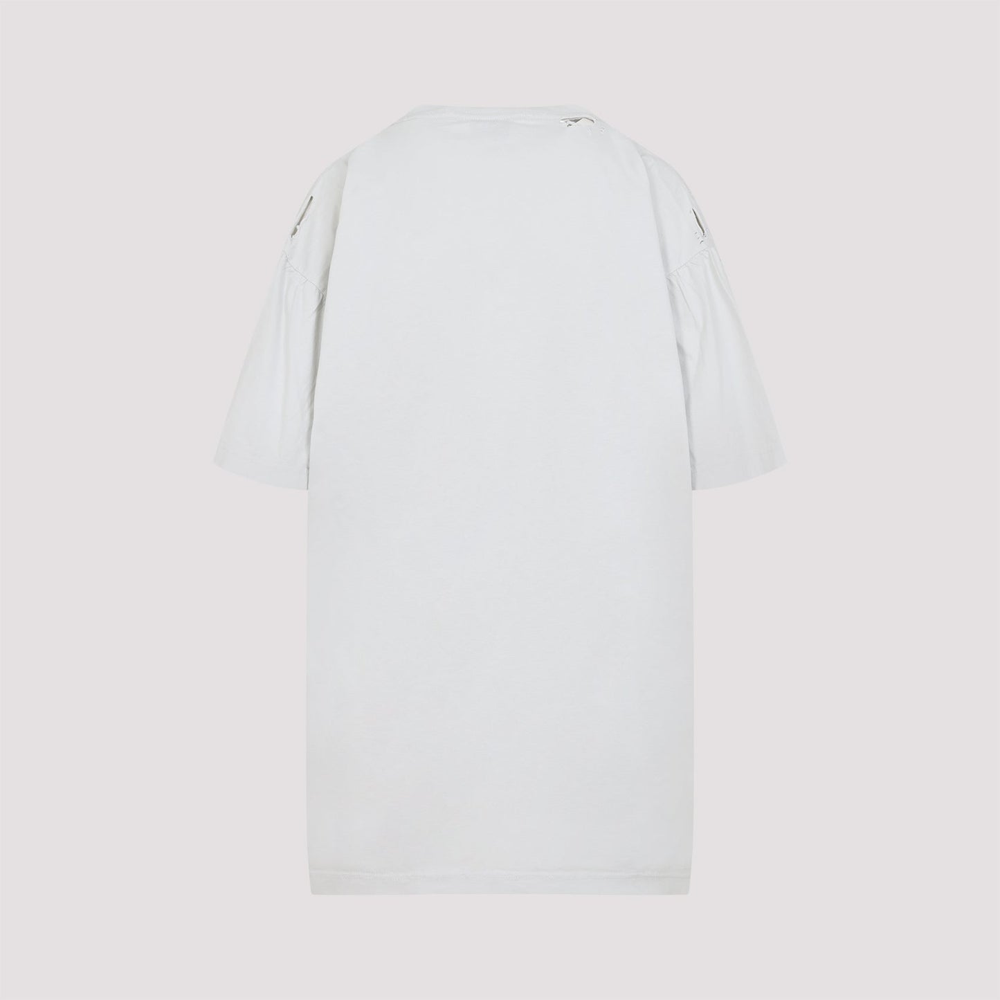 BALENCIAGA Distressed Cotton Short-Sleeve Crewneck T-Shirt - Size US 01