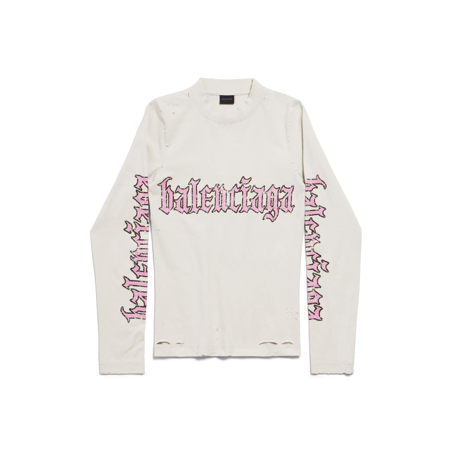 BALENCIAGA Fitted Long Sleeve T-Shirt