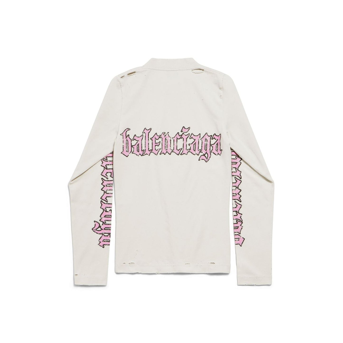 BALENCIAGA Fitted Long Sleeve T-Shirt