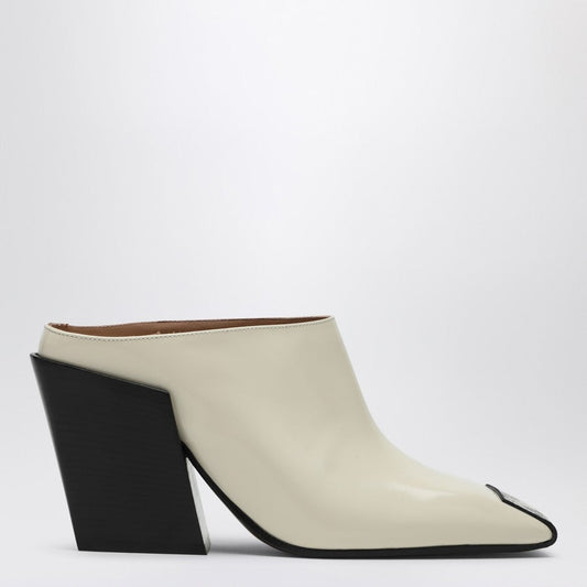 Bottega Veneta Women Mule Ventura With Python Effect Leather Tip