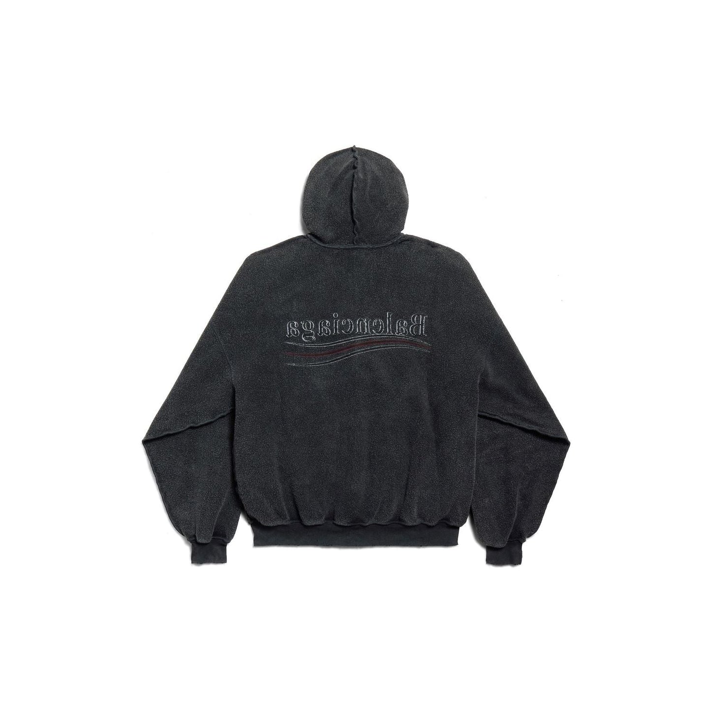 BALENCIAGA Large Zip-Up Hoodie for Men