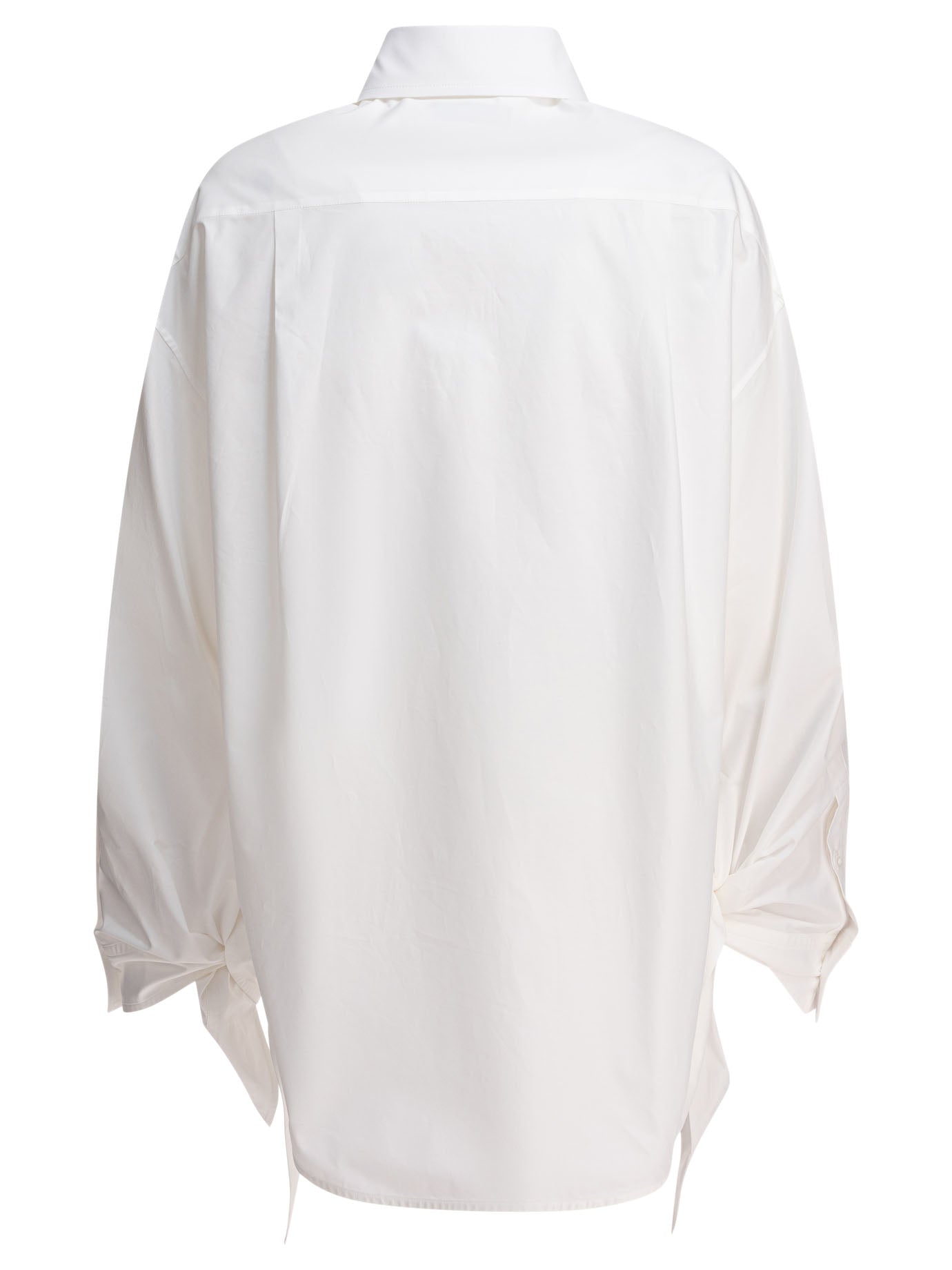 BALENCIAGA Blouse with Knotted Cuffs