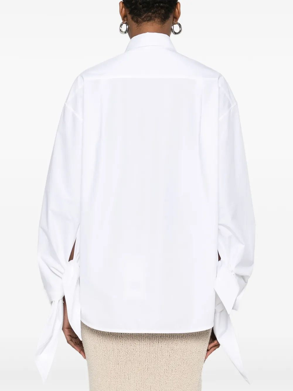 BALENCIAGA Knotty Cuff Blouse