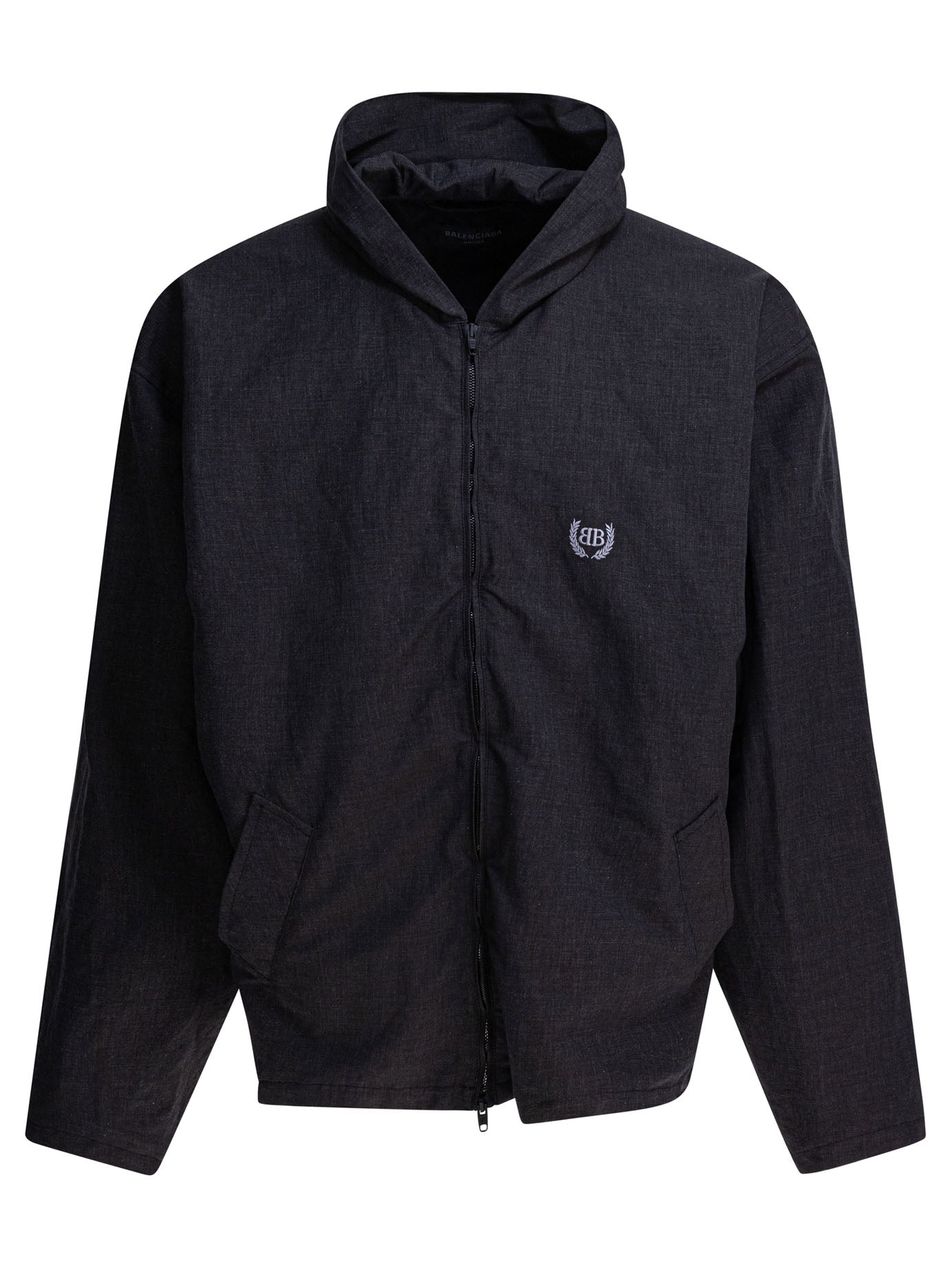 BALENCIAGA Hooded Zip-Up Jacket for Men - FW25