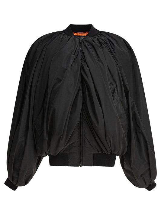 BALENCIAGA Draped Bomber Jacket for Women