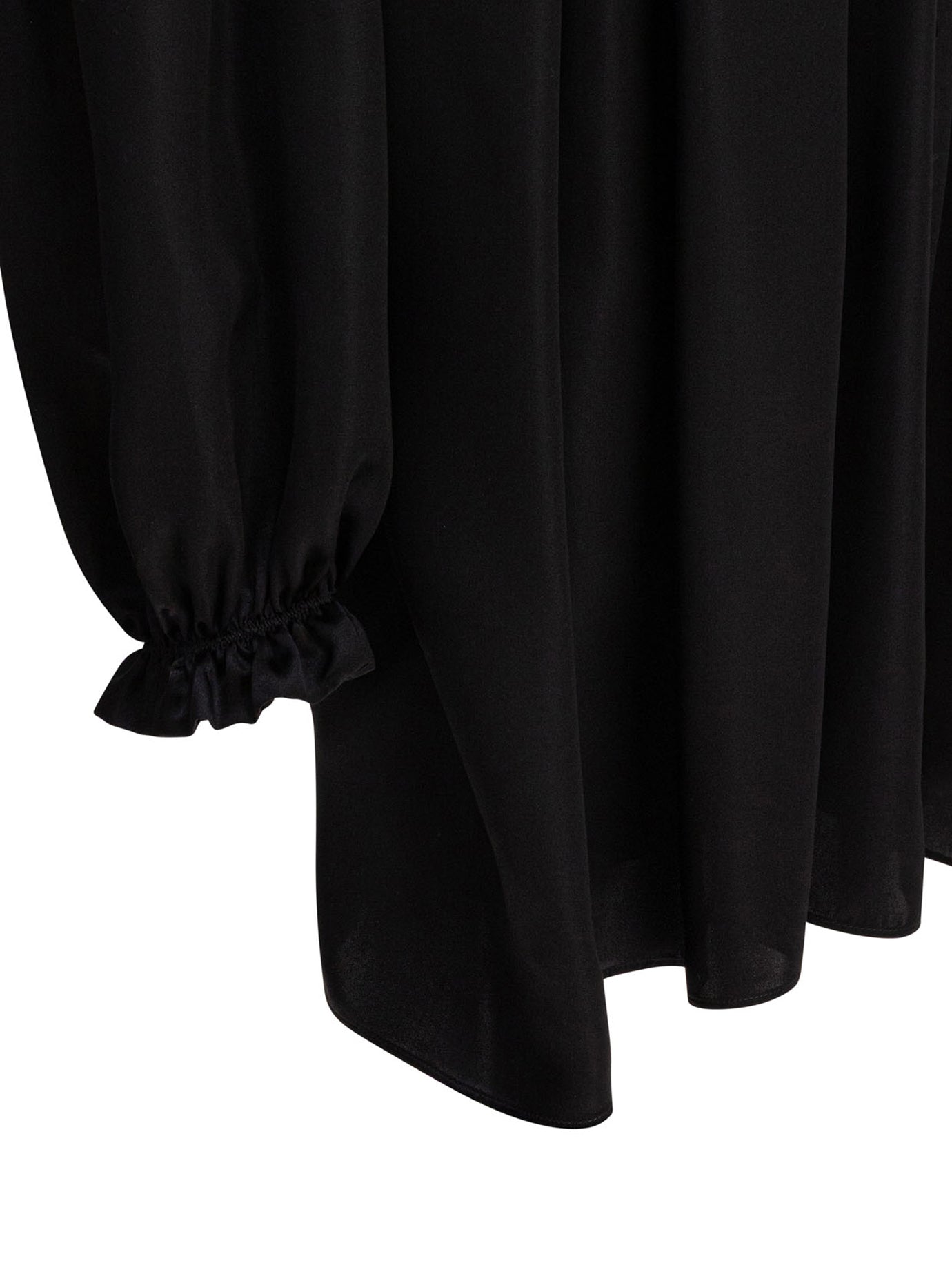 BALENCIAGA Silk Short Sleeve Women's Top