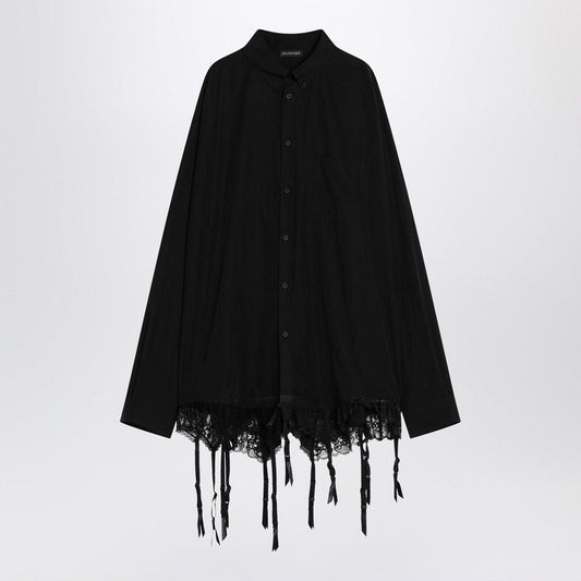 BALENCIAGA Lingerie-Style Mini Shirt