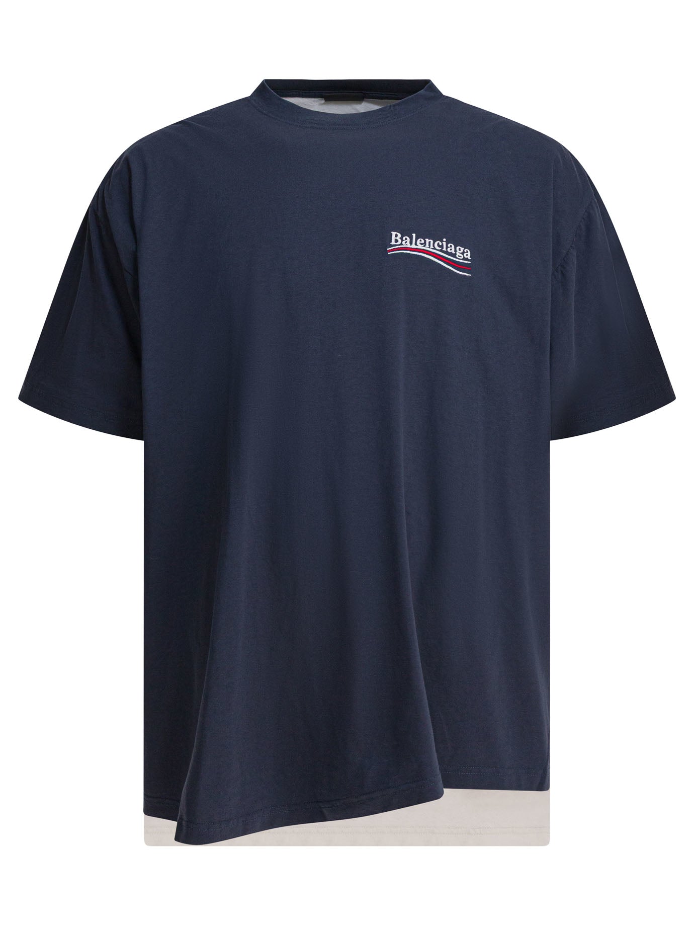 BALENCIAGA Men's Cotton Double T-Shirt