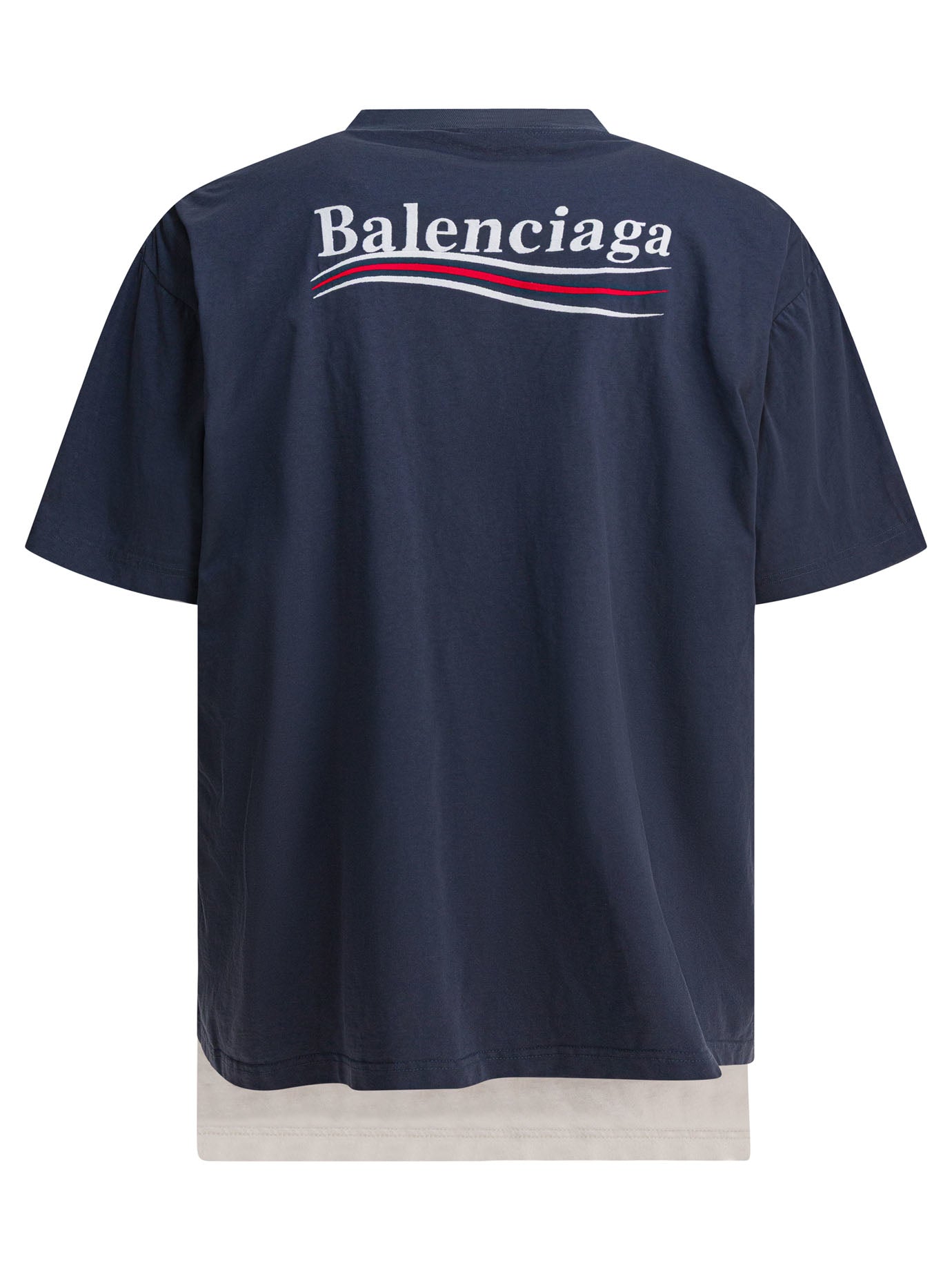 BALENCIAGA Men's Cotton Double T-Shirt