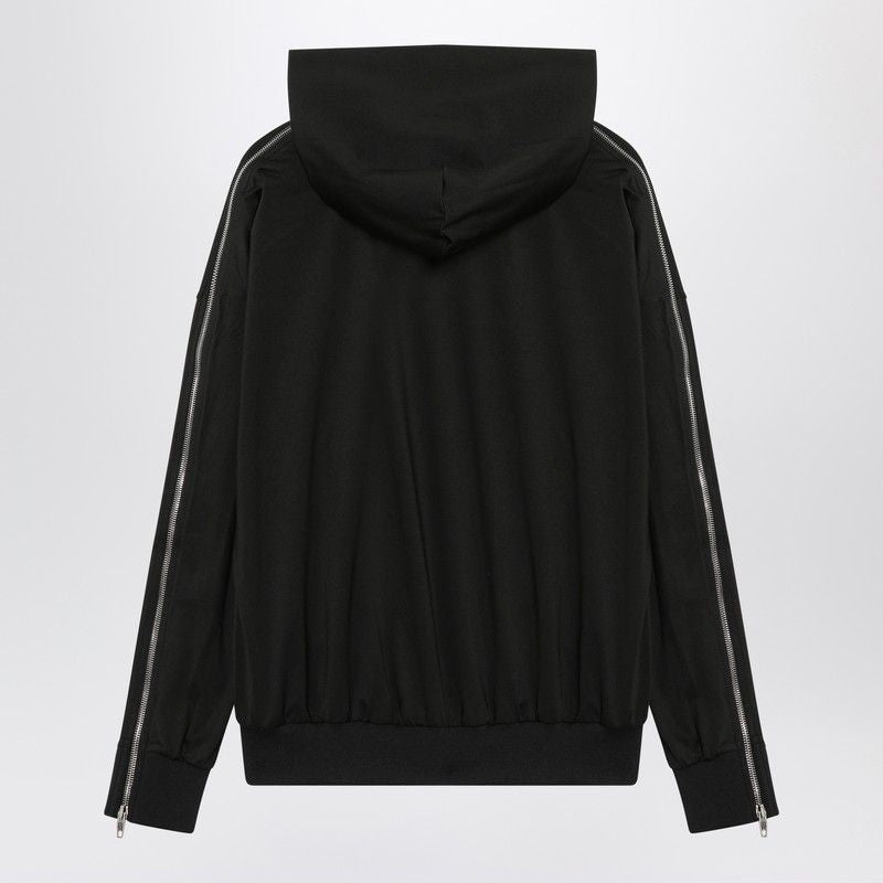 BALENCIAGA Zip-Up Fleece Hoodie for Women