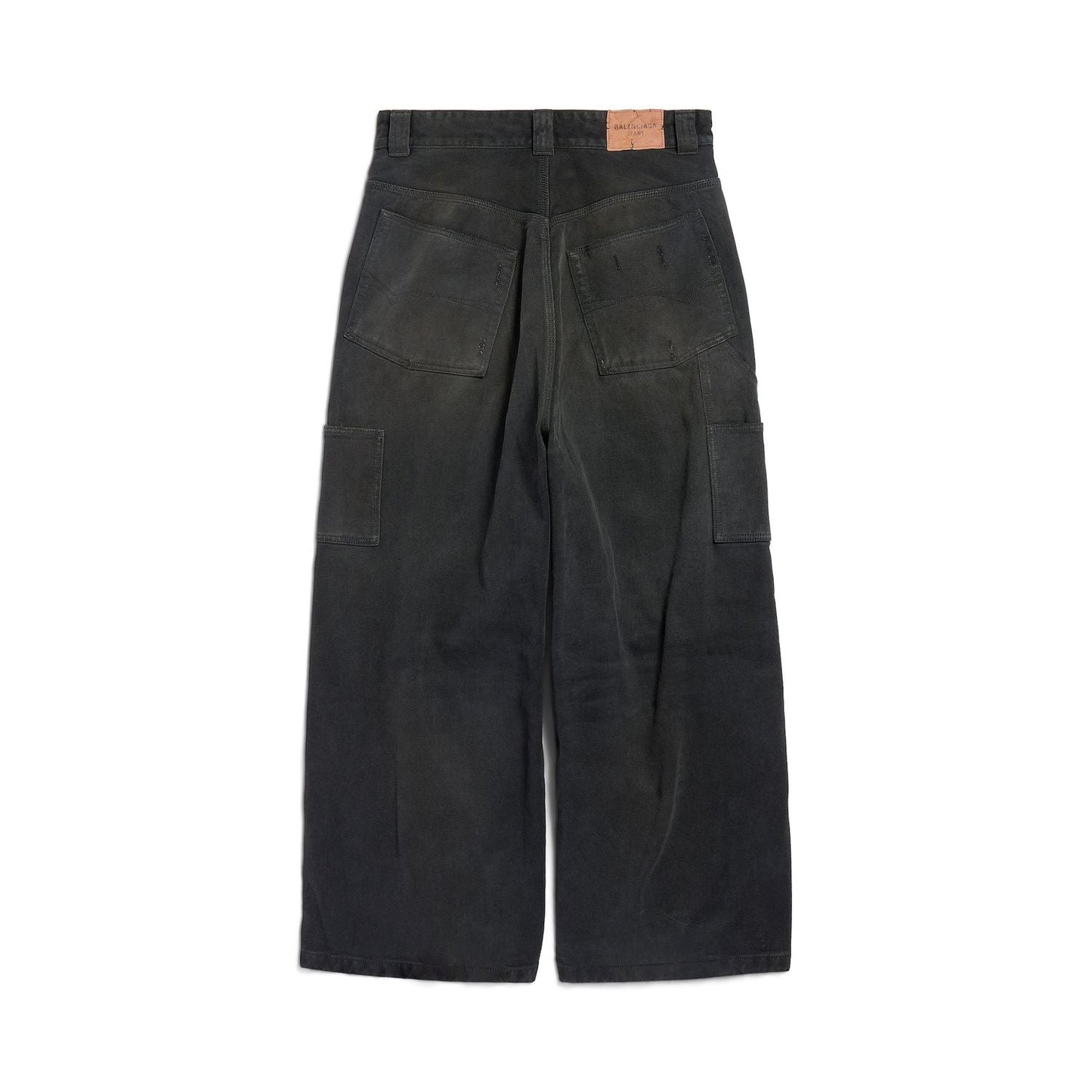BALENCIAGA Distinctive Ripped Baggy Pants for Men