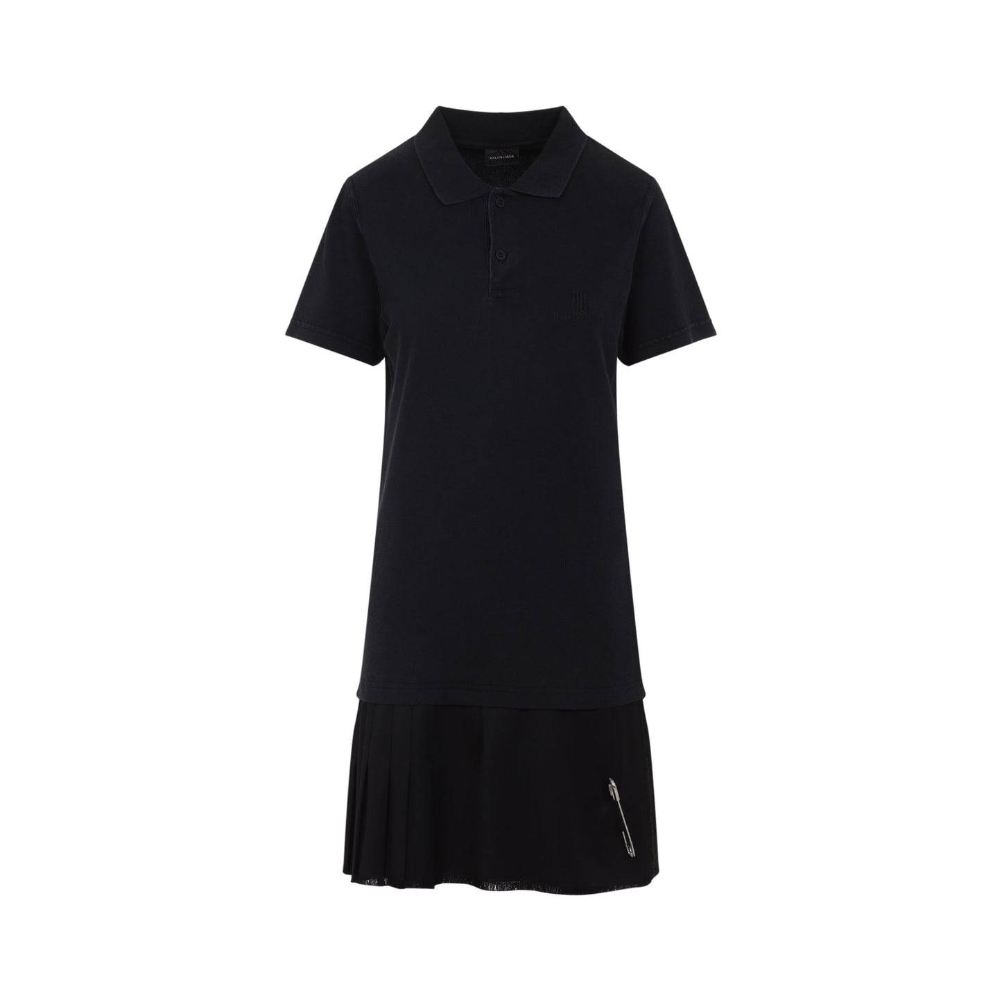 BALENCIAGA Layered Polo Mini Dress for Women