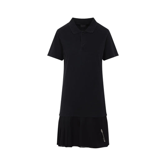 BALENCIAGA Layered Polo Mini Dress for Women