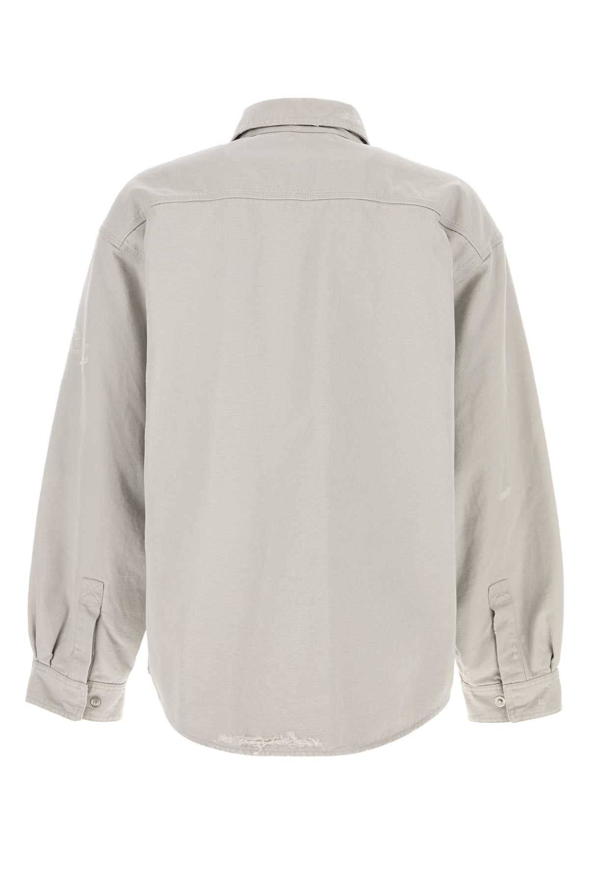 BALENCIAGA Oversized Cotton Workwear Shirt for Men