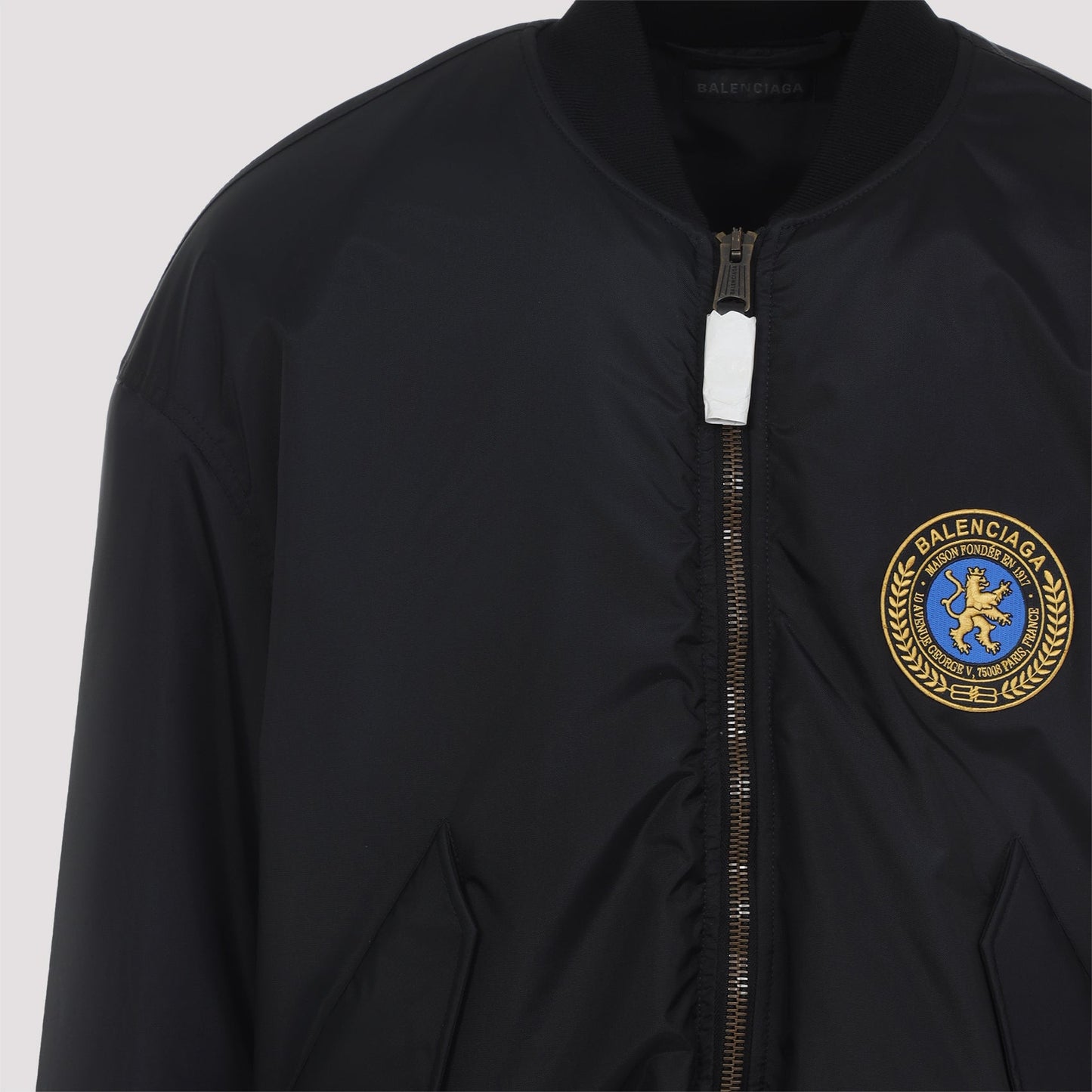 BALENCIAGA Nylon Bomber Jacket for Men - FW25 Collection