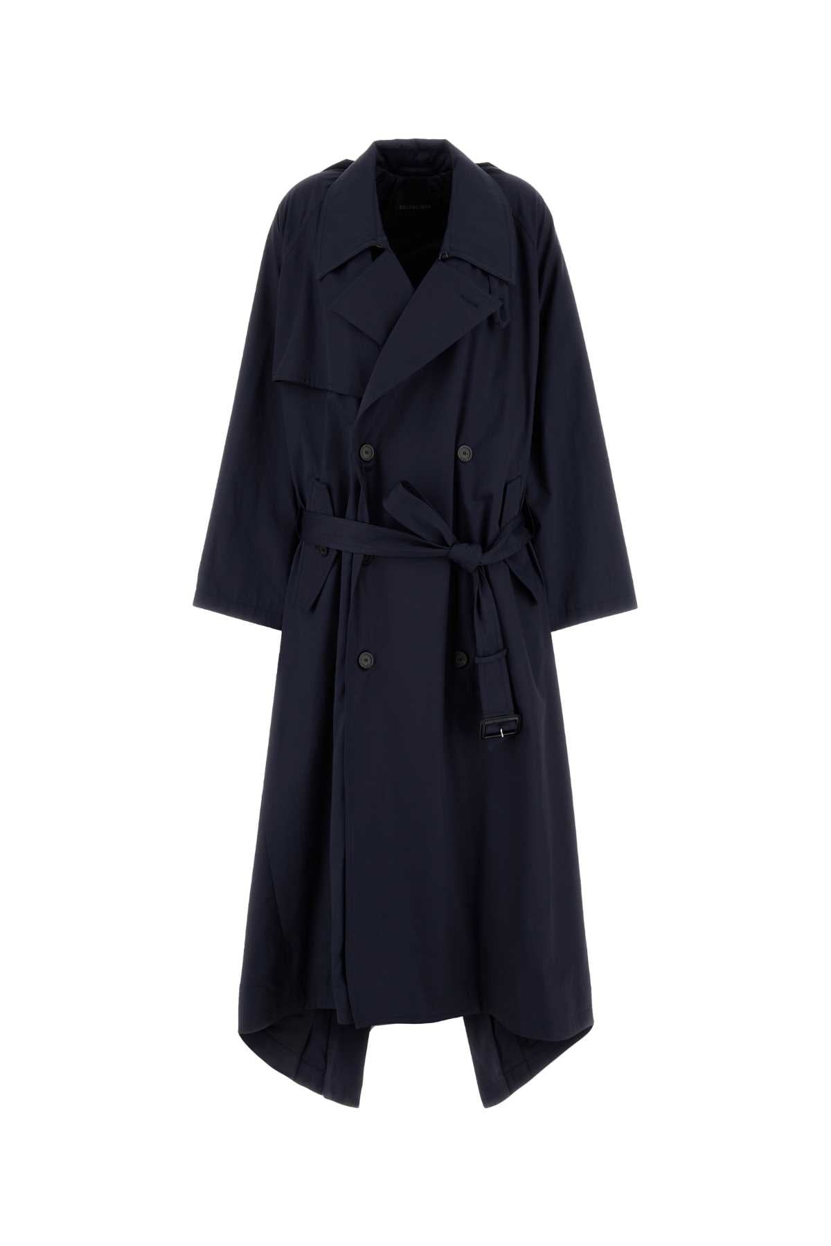 BALENCIAGA Oversize Cotton Trench Jacket