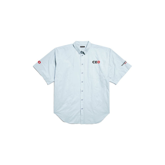 BALENCIAGA Oversized Poplin Shirt for Men - S/S