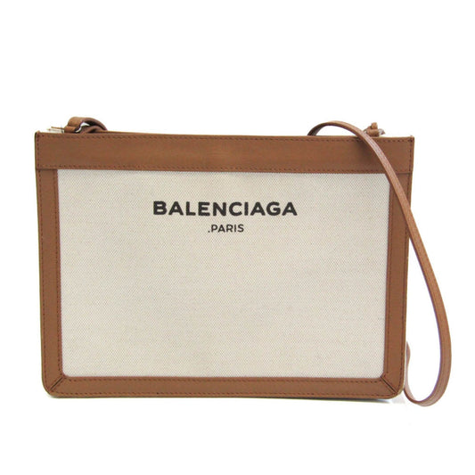 BALENCIAGA Navy Clutch Bag