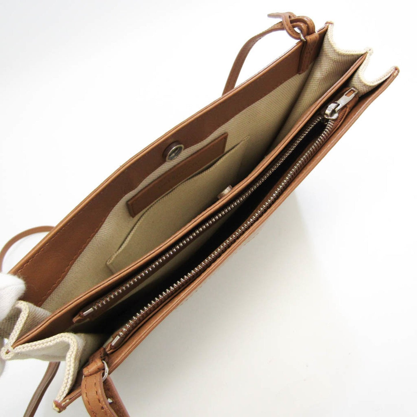 BALENCIAGA Navy Clutch Bag