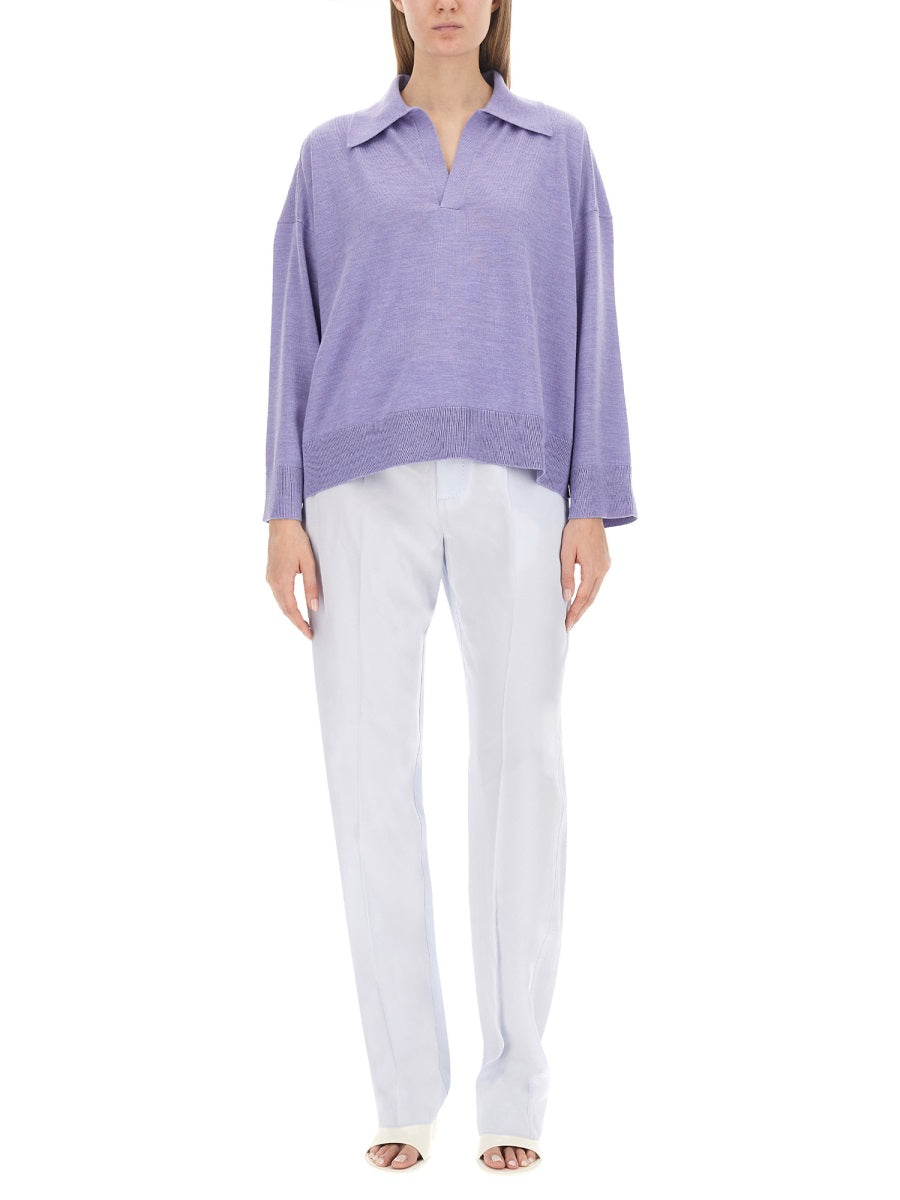 Bottega Veneta Women Wool Polo.