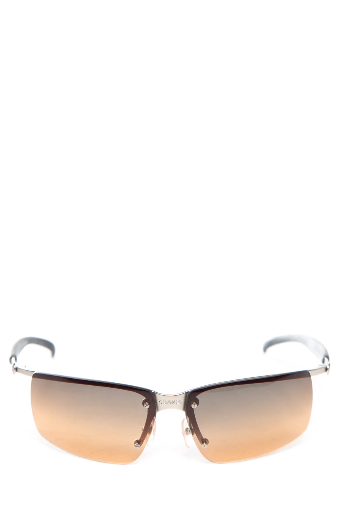 Chanel Orange Shield Gradient Sunglasses