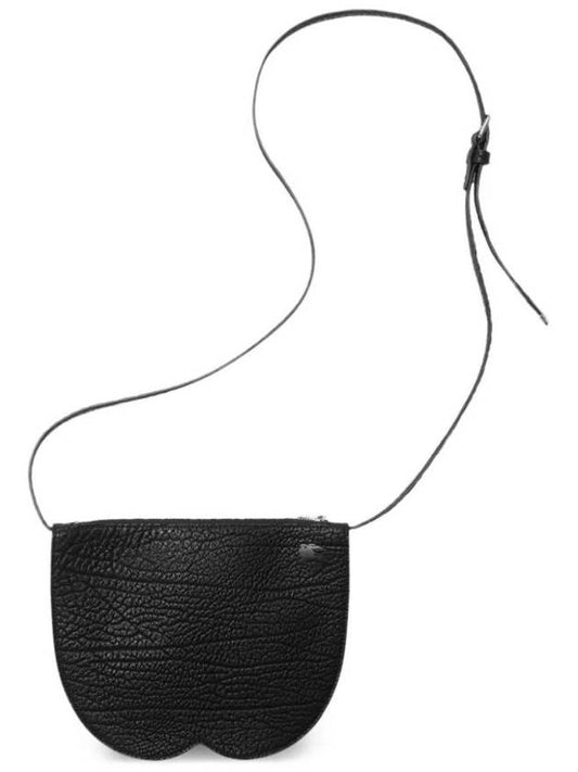 Burberry Chess Leather Mini Cross Bag Black