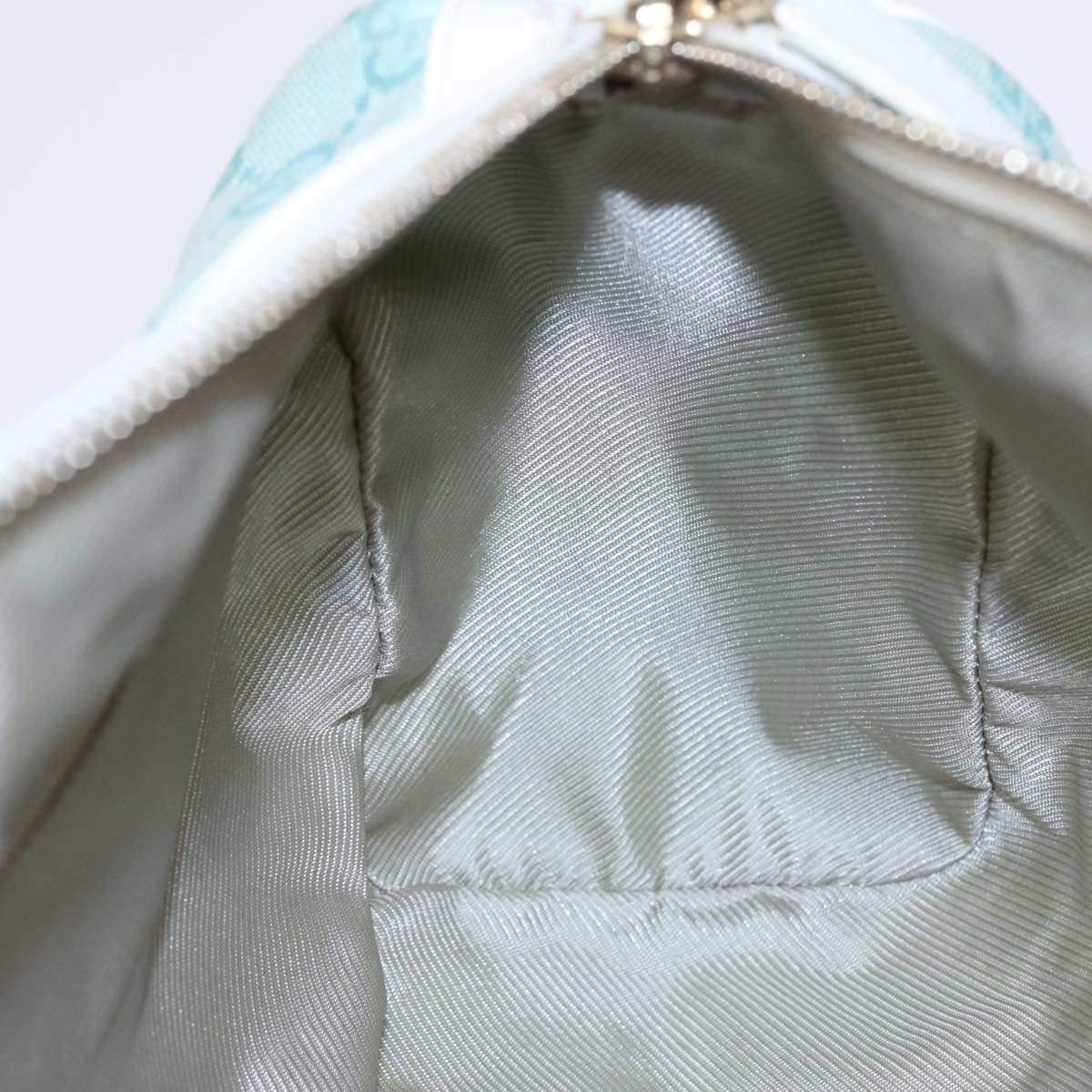 GUCCI GG Canvas Hand Bag Peppermint Gold 000 0851  85472