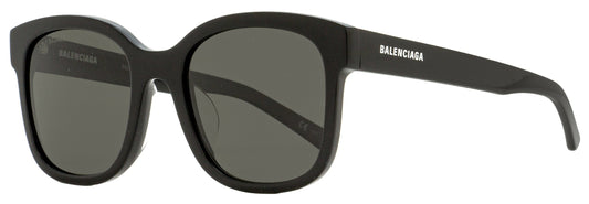 Balenciaga Unisex Square Sunglasses BB0076SK 006 Black 52mm