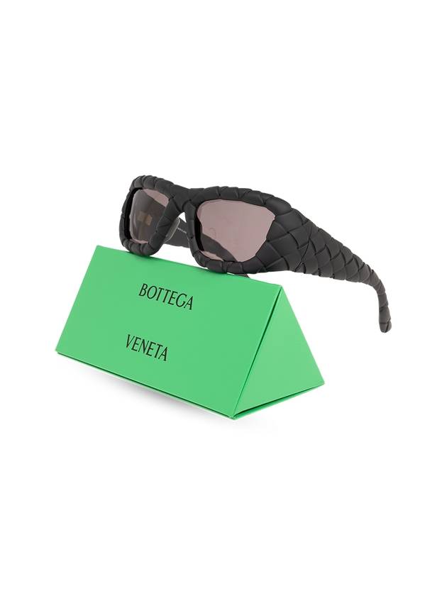 Bottega Veneta Bottega Veneta Intrecciato Sunglasses, Women's, Black