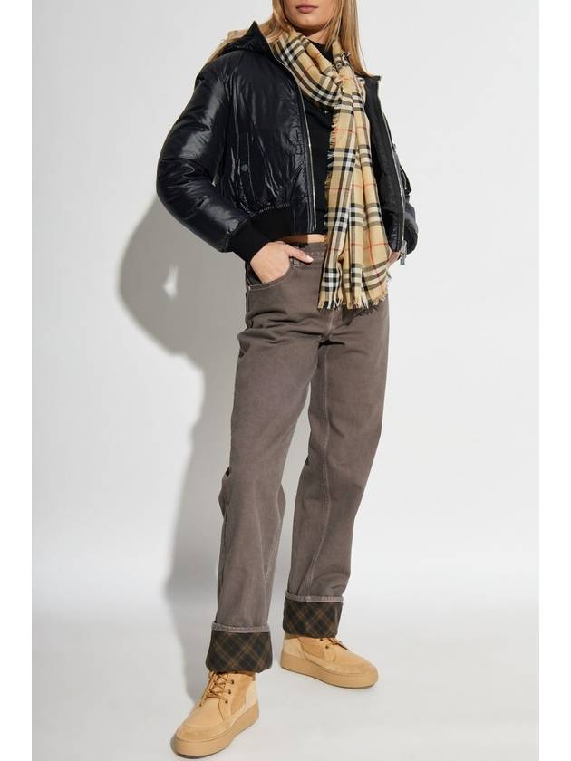 Burberry Burberry Hooded Down Jacket, Women's, Black