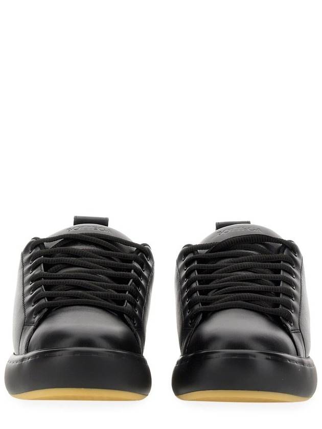 Bottega Veneta Pillow Leather Low Top Sneakers Black