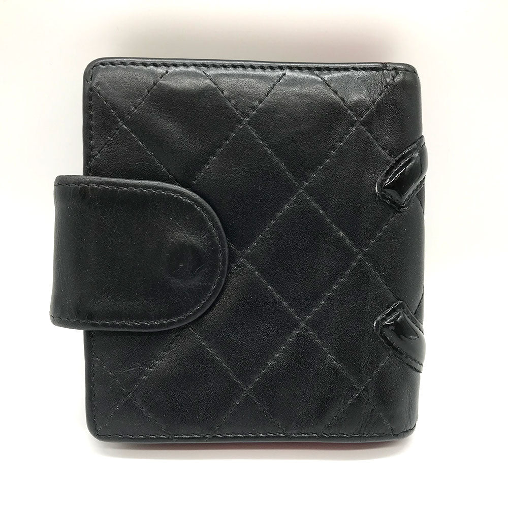 Chanel Cambon Ligne Wallet Leather Short Wallet in New Condition
