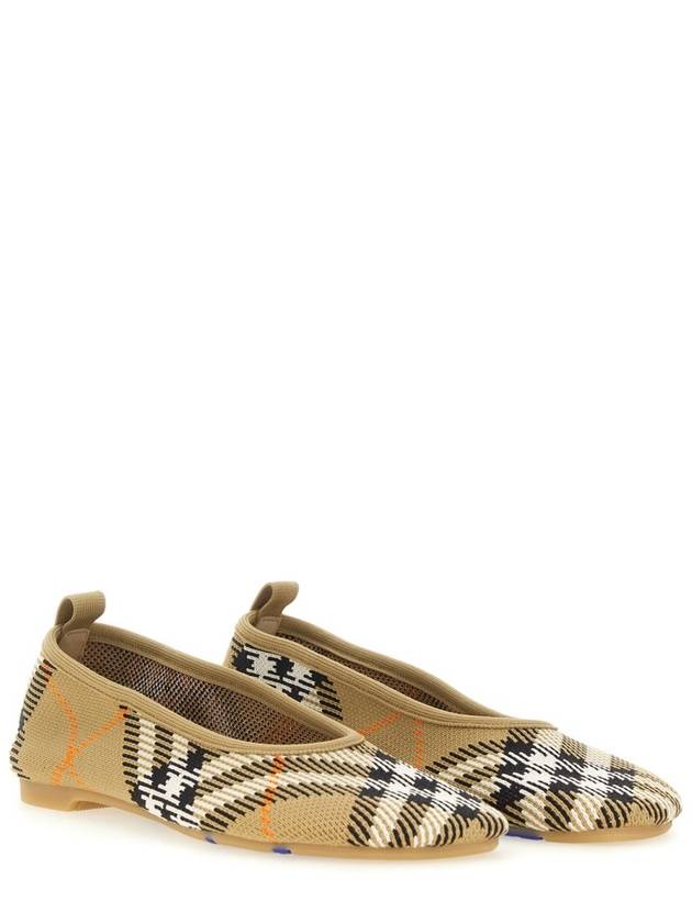 Burberry Baby Check Knit Ballerina Sand