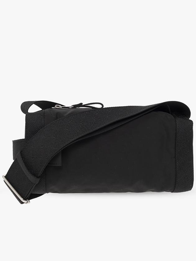 Bottega Veneta Voyager Sling Cross Bag Black