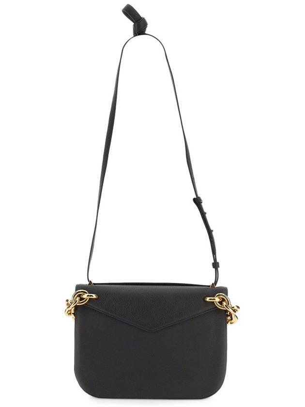 Bottega Veneta Mount Chain Cross Bag Black