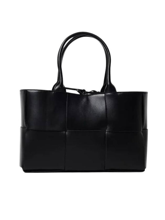 Bottega Veneta Arco Intrecciato Small Tote Bag Black